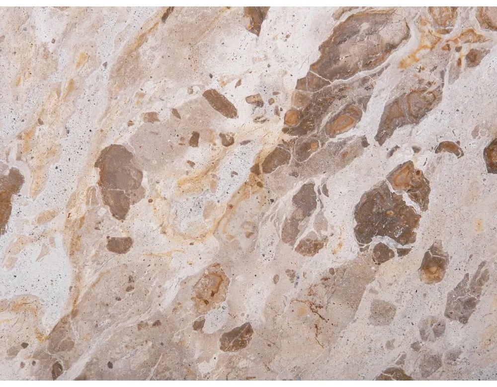 Масичка за кафе с мраморен плот 50x75 cm Organic - Leitmotiv