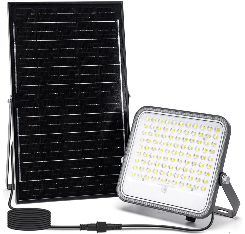 Aigostar - LED Димируем соларен прожектор LED/150W/3,4V IP66 + д.у.