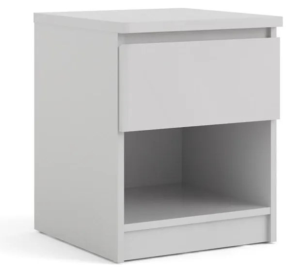 Бяло нощно шкафче Naia - Tvilum