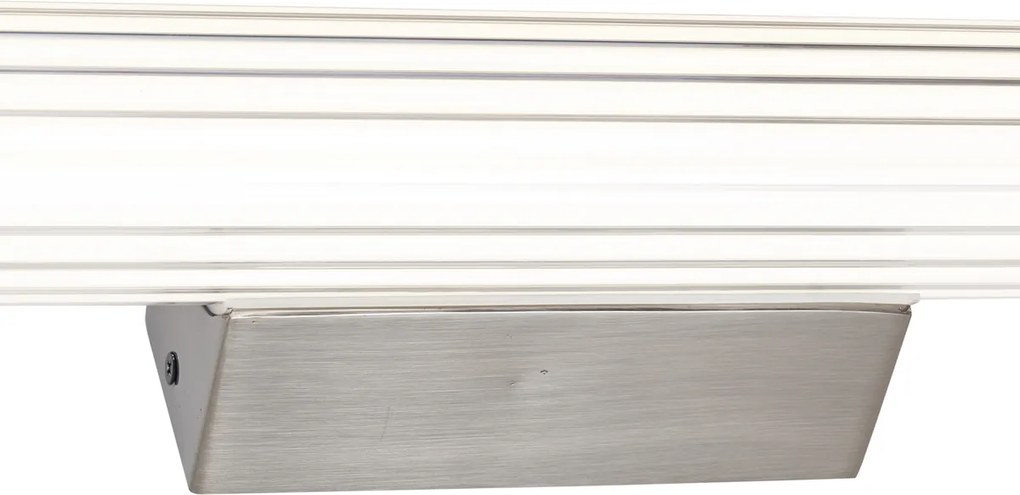 Ретро стенна лампа Gunmetal 60.4cm вкл. LED IP44 - Coco