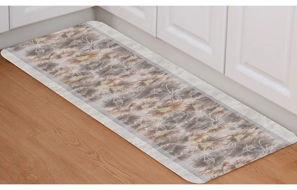 Бежова пътека подходяща за пране 58x140 cm Blooming – Oyo Concept