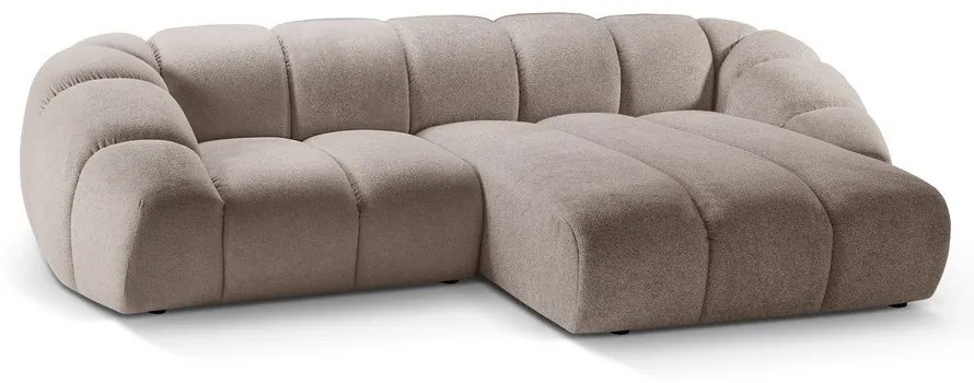 Бежов ъглов диван (десен ъгъл) Diana – Micadoni
