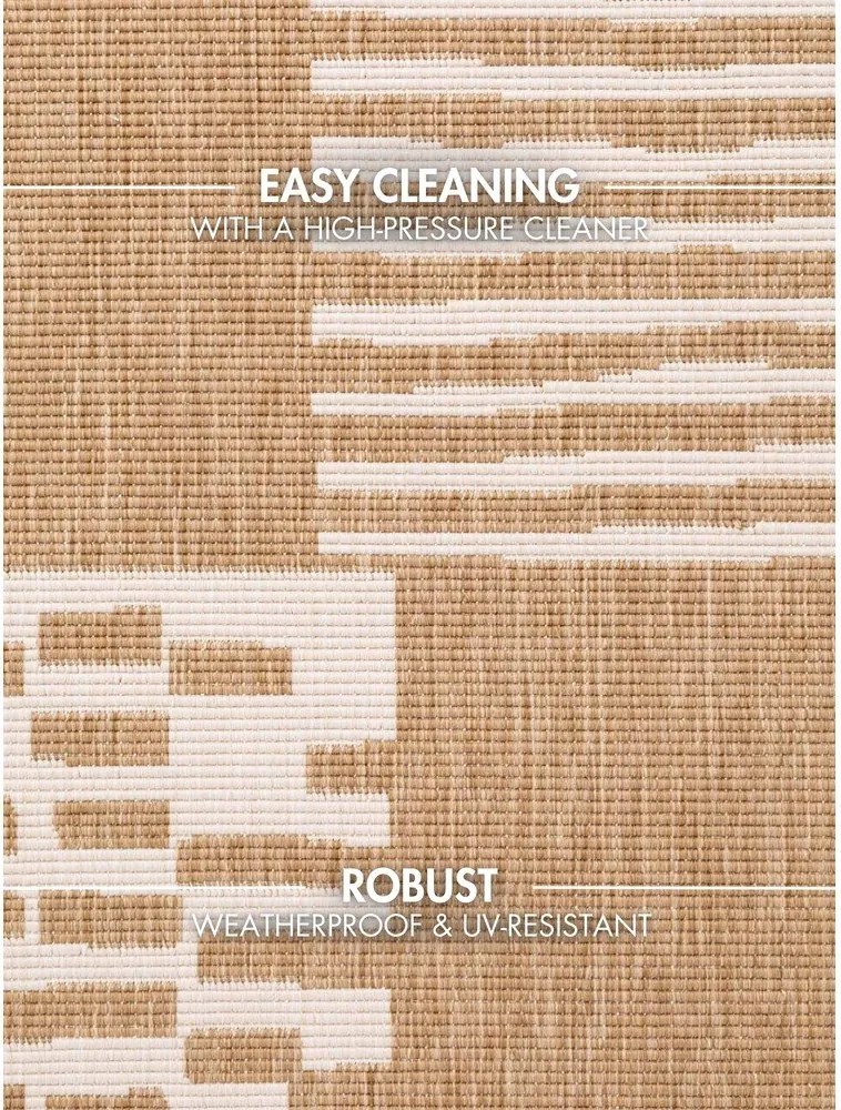 Кремав/в естествен цвят килим за открито и закрито 120x170 cm Haringey Acacia – Ted Baker