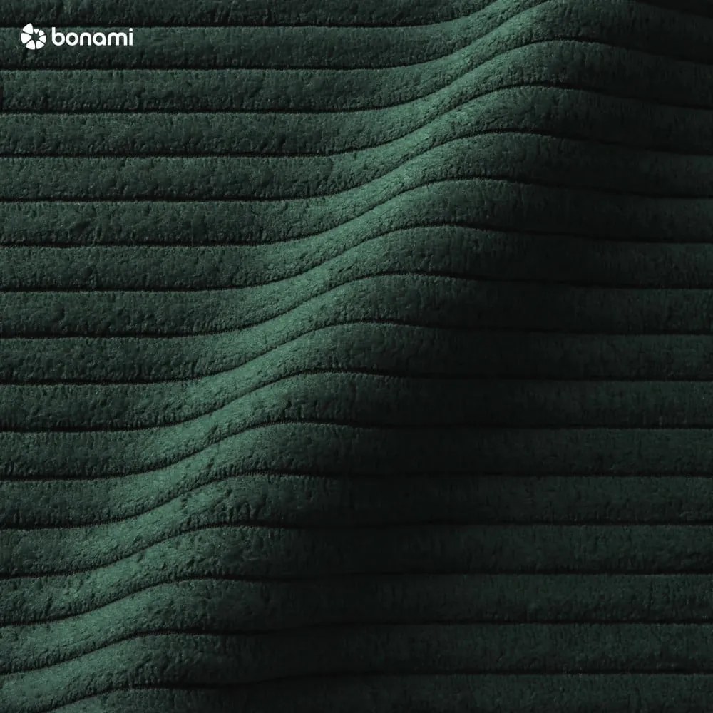 Тъмнозелено единично легло 120x200 cm тапицирано без ламелно дъно Mattis – Meise Möbel
