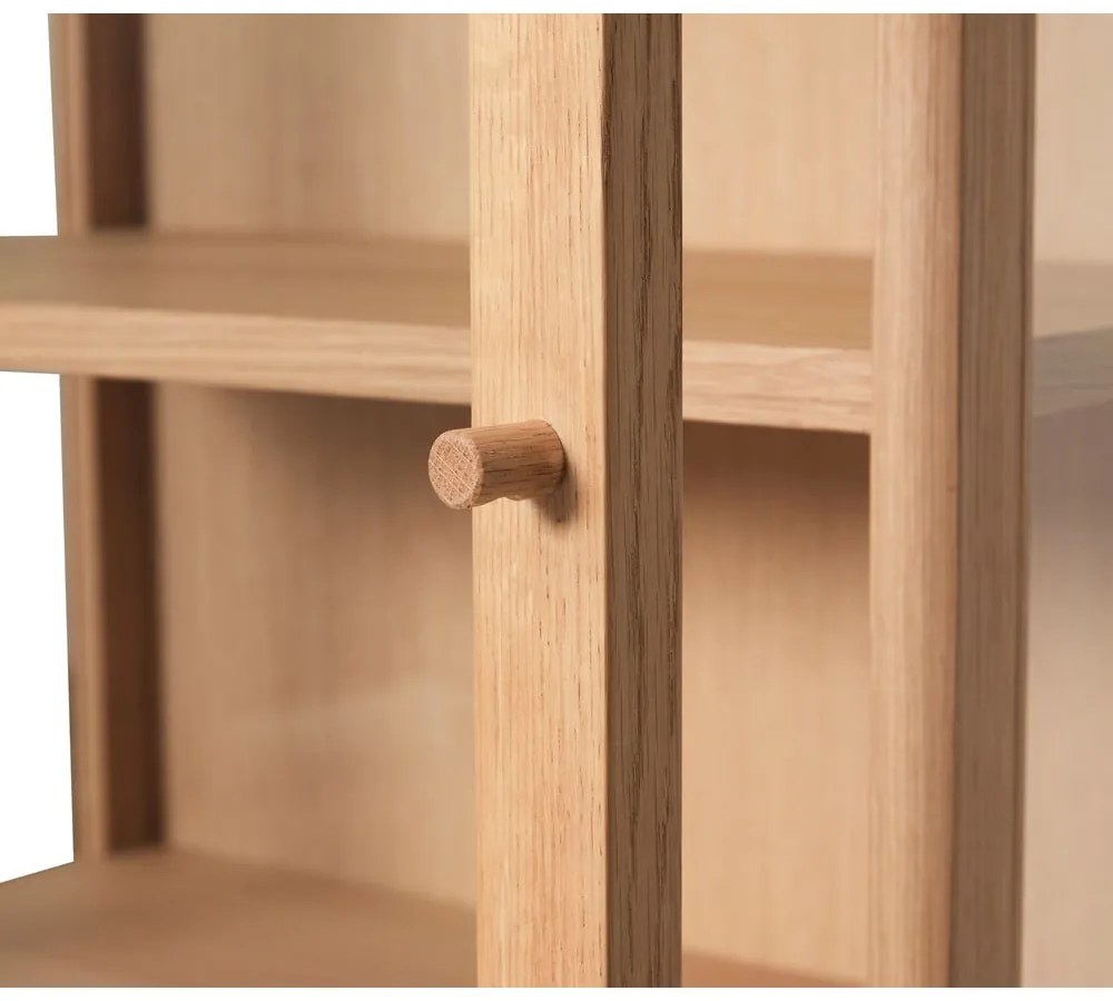 Витрина от дъбова дървесина 60x130 cm Kaiser - Hübsch