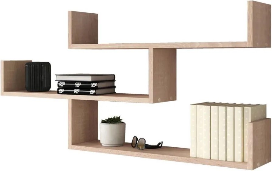 Стена рафт TRIO 55x119 см, дъб сонома