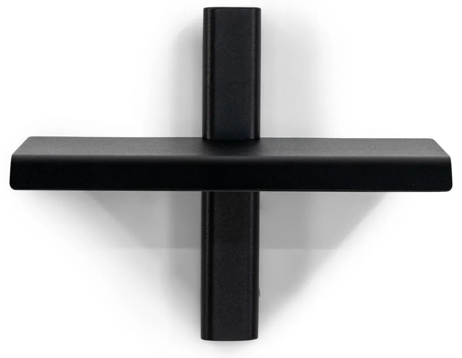 Черен метален стенен рафт 28 cm Hola – Spinder Design