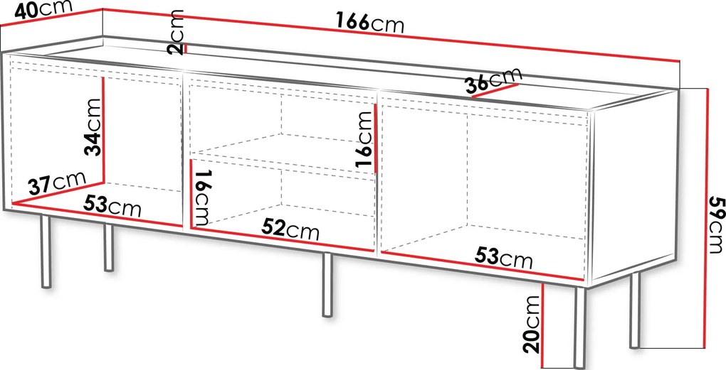 ТV шкаф Lucca-Mauro