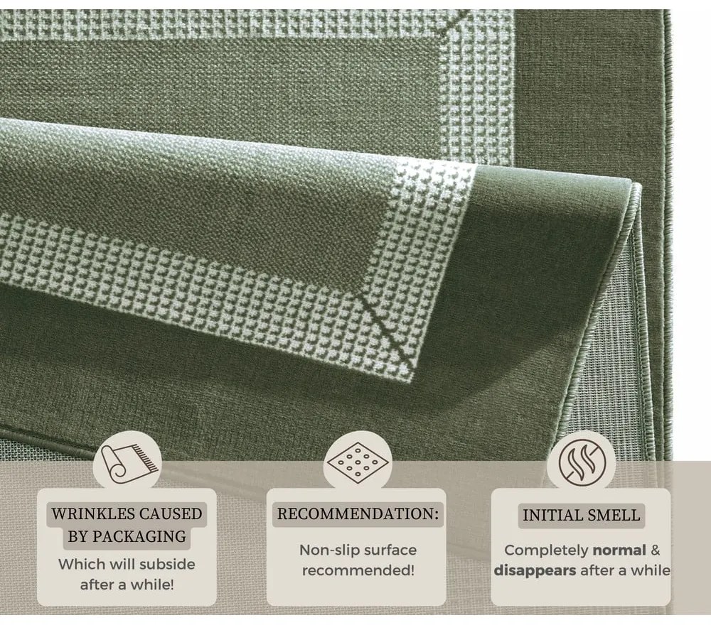 Зелена пътека 250x80 cm Band - Hanse Home