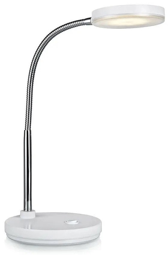Бяла LED настолна лампа Flex - Markslöjd