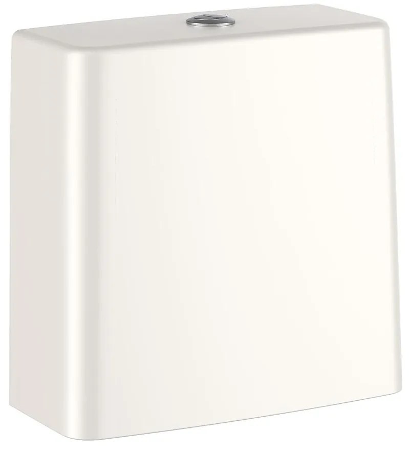 Тоалетно казанче A3410B1650, с двоен бутон 4,5/3л, с долно захранване, бежов, 37x16.5x38см