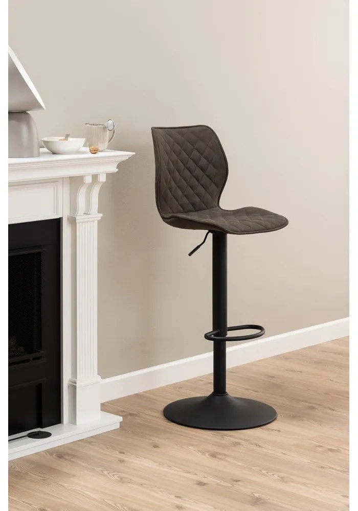 Тъмнозелени въртящи се бар столове в комплект от 2 броя 116 см Naomi - Actona