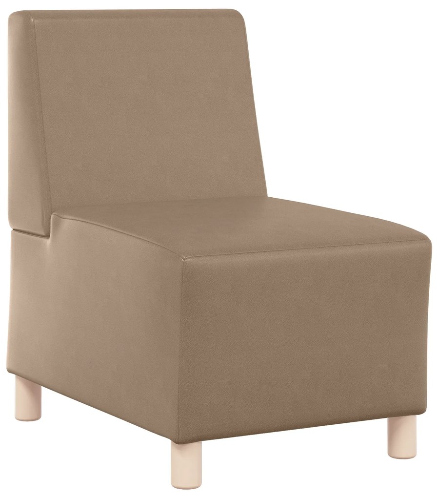 4108493 vidaXL Диван стол Капучино 55 x 74 x 82 см Изкуствена кожа