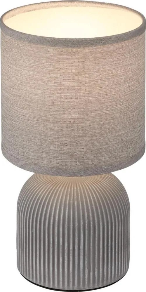 Brilo - Настолна лампа INO 1xE14/10W/230V сива