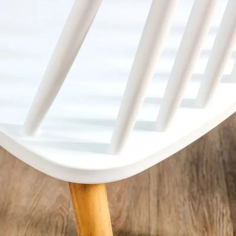 Кухненски стол Nolan-Бял (4) парчета