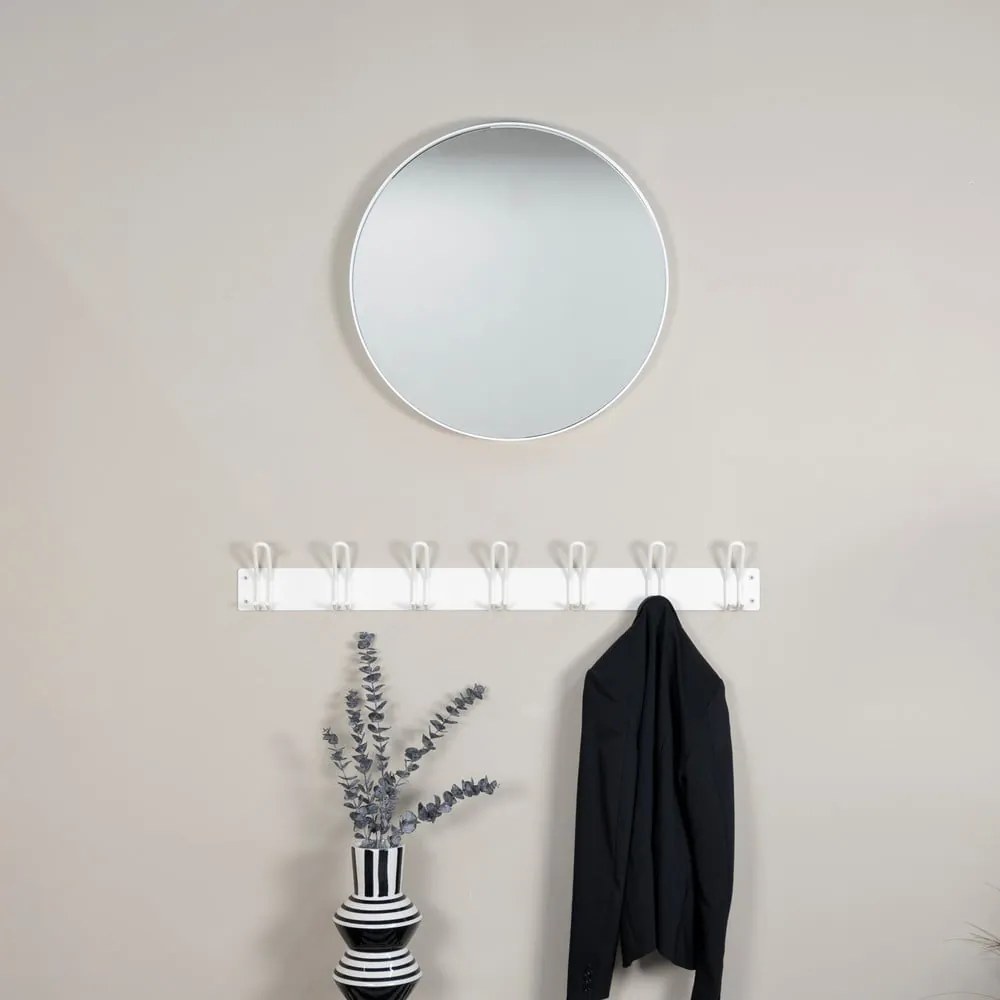 Бяла метална стенна закачалка 100 cm Miles – Spinder Design
