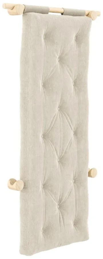 Кремаво кресло от рипсено кадифе Hooked – Karup Design