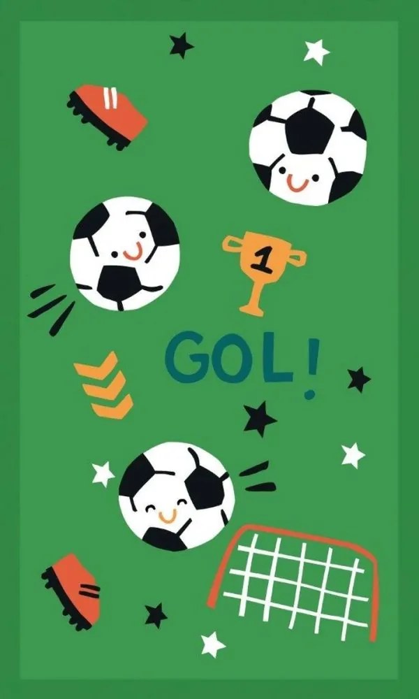 Детска памучна кърпа с футболен мотив - GOAL Ширина: 30 см | Дължина: 50 см