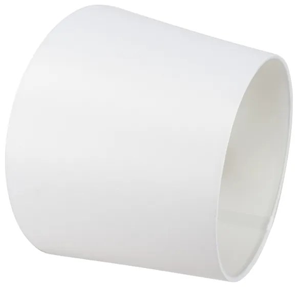 Стенна лампа бронз с бяла качулка и регулируема ръка - Ladas Deluxe