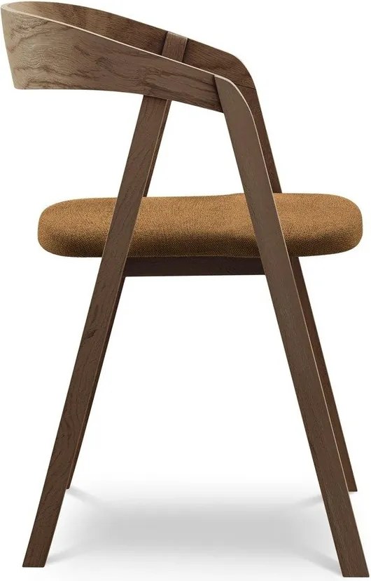 Теракотен трапезен стол от масивна дървесина Erika – Makamii