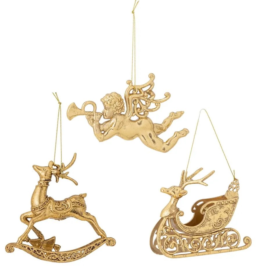 Коледни украси в комплект от 3 бр. 10 cm Anisa – Bloomingville