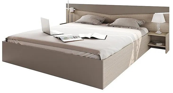 Легло Сити 2007 160x200см. с повдигащ механизъм и нощни шкафчета