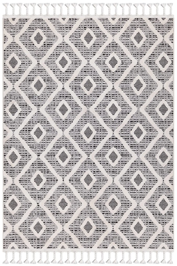 Килим за антре (100 x 300) 33082A - Сиво