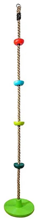 2Kids Toys - Детско въже за катерене с дискове микс от цветове