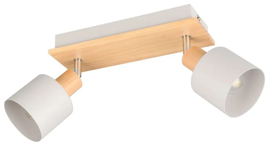 Прожектор в бял и естествен цвят ø 9 cm Shanti – Trio