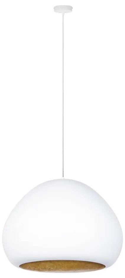 Полилей LAVA на кабел 1xE27/15W/230V бял/златист