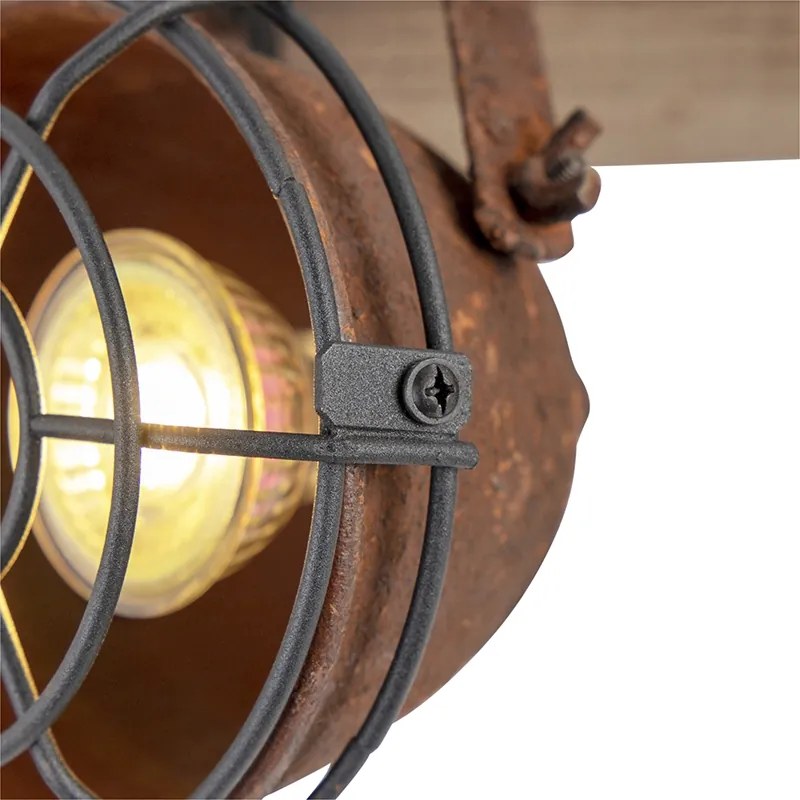 Смарт спот ръждивокафяв регулируем вкл. 3 WiFi GU10 - Gina