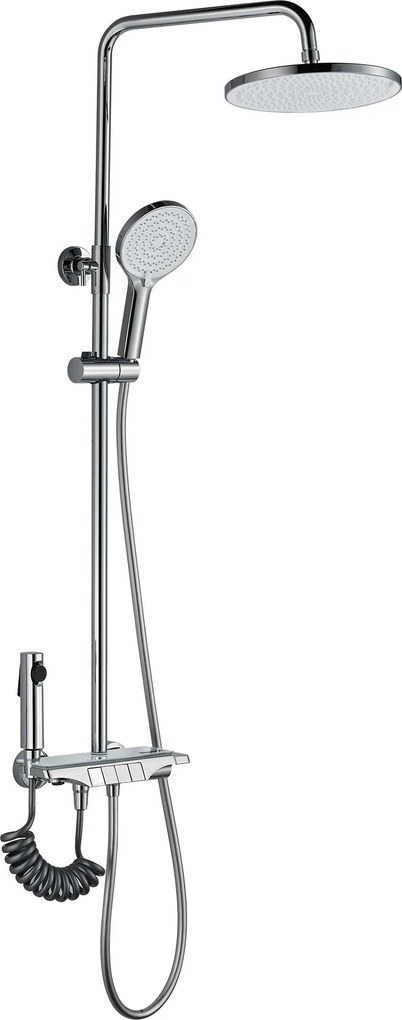 Комплект за душ REA Savio Led Chrome