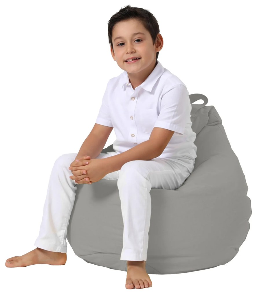 Градински пуф Premium Kids, цвят Сив