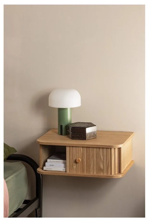 Висящо нощно шкафче от декор от бор в естествен цвят Jena – WOOOD