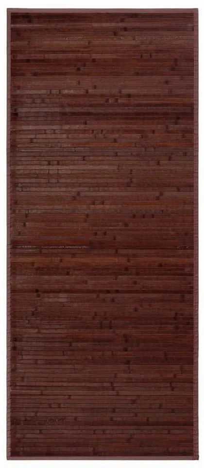 Тъмнокафяв бамбуков килим 75x175 cm - Casa Selección