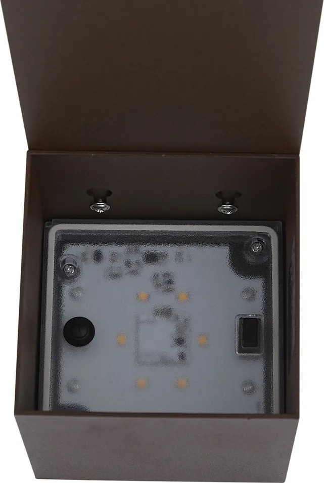 Външна лампа ръждивокафява 65 см вкл. LED IP64 с димираща светлина и соларна батерия - Charlene