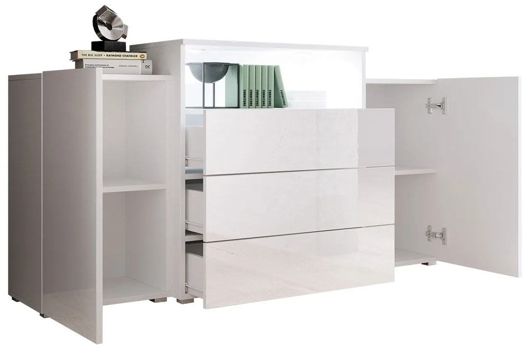 Бюфет UrbanIII -Натуралнобяло