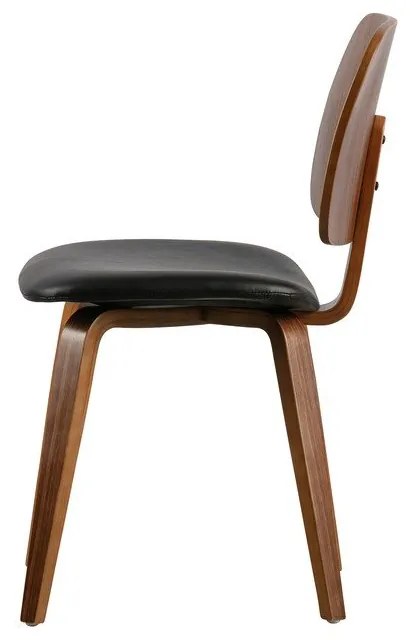 Трапезен стол от орех с тапицерия от изкуствена кожа Classic - vtwonen