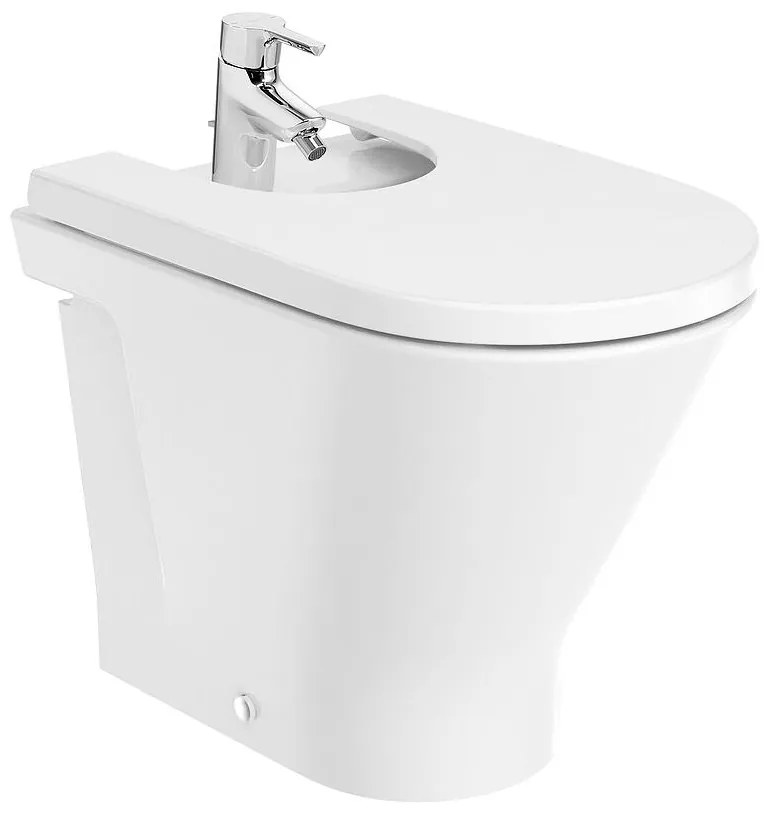 Стоящо биде, A3570N7000, Roca, ROUND, долепено до стената, бял, 35.5х54х40см