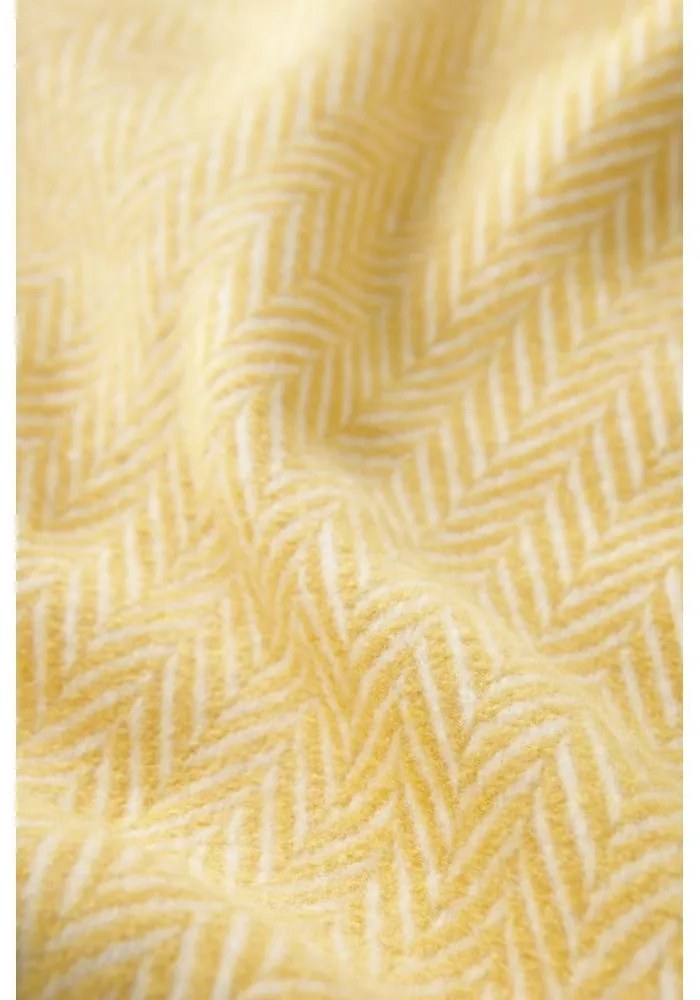 Меденожълто одеяло със съдържание на памук , 140 x 180 cm Skyline - Euromant