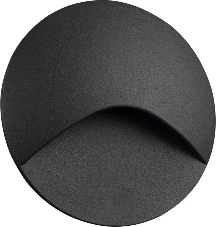 Kanlux 39122 - LED стълбищно осветително тяло EXIN LED/2,5W/230V 3000K IP65 антрацитно, кръгло