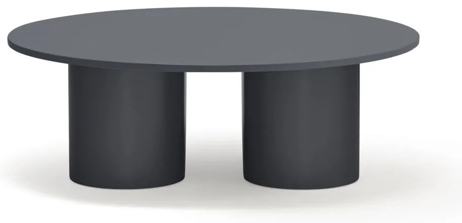 Антрацитна масичка за кафе 110x111 cm Totem – Teulat