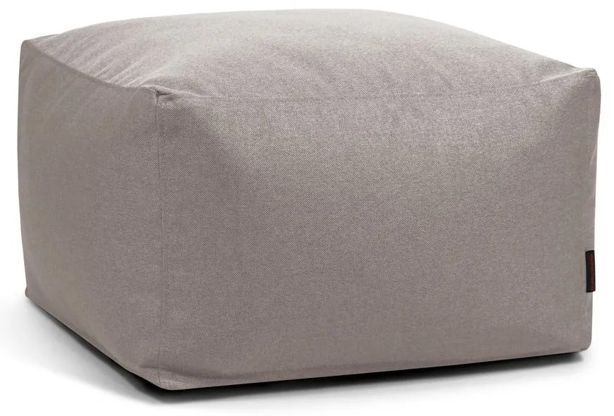 Сиво-бежов пуф Softbox MooG – SLOWDOWN