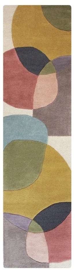 Ръчно изработена вълнена пътека 60x230 cm Glow Multi – Flair Rugs