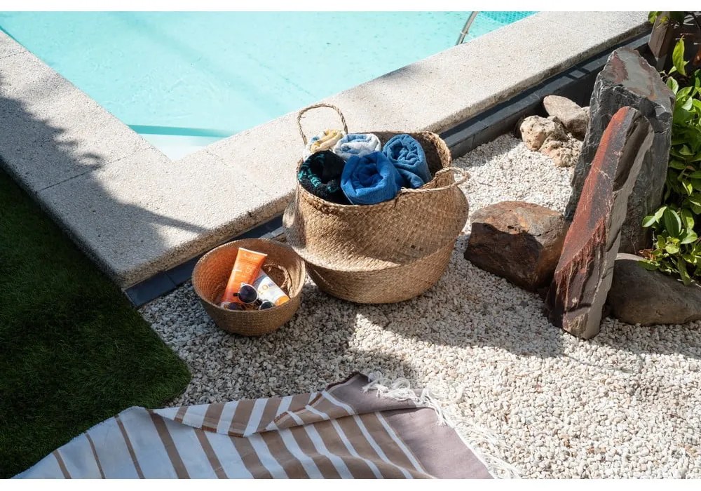 Кошница за съхранение от светла морска трева , ⌀ 36 cm - Compactor