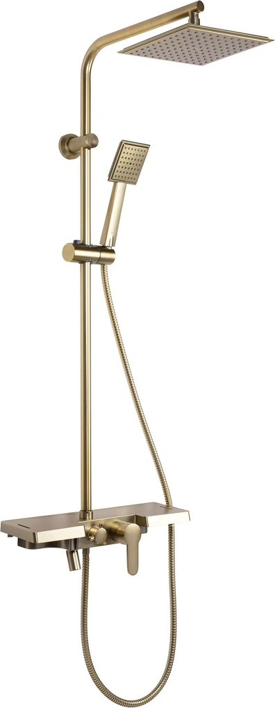 Комплект за душ Rea Bravo Brush Gold