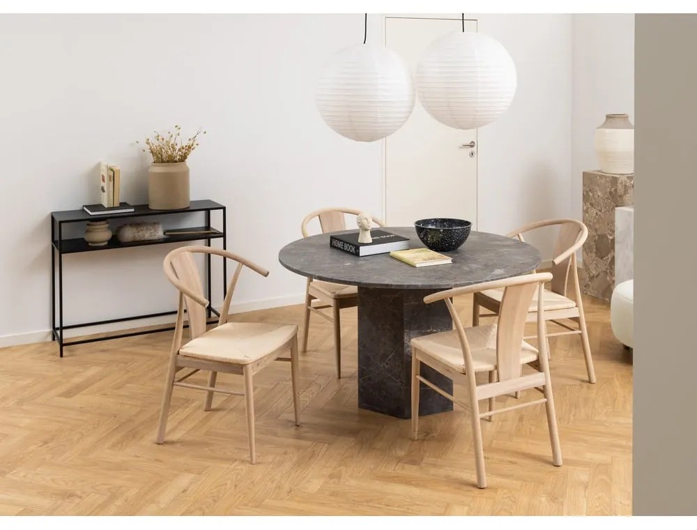 Черна конзолна маса 100x35 cm Newcastle - Actona