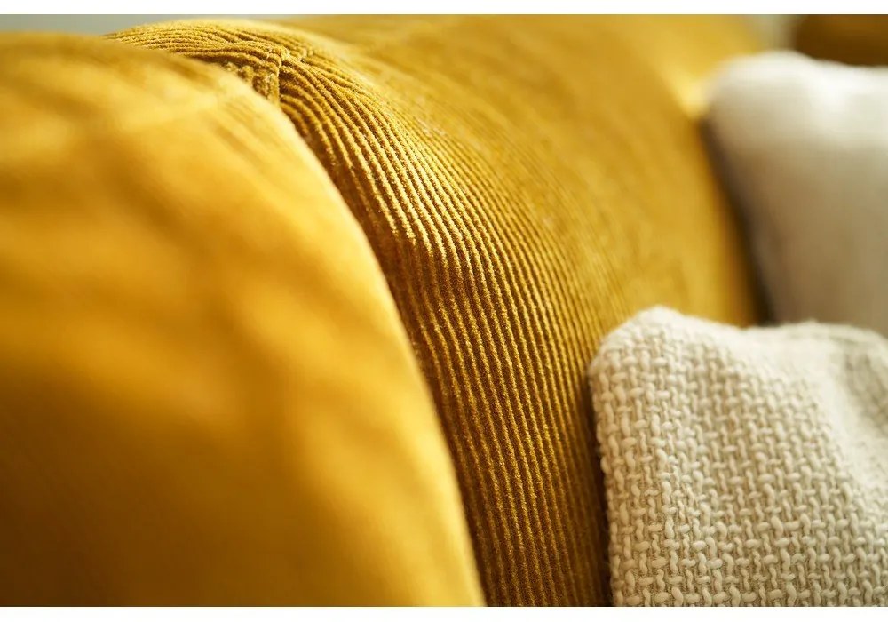 Тъмножълт ъглов диван Sigge - Sits