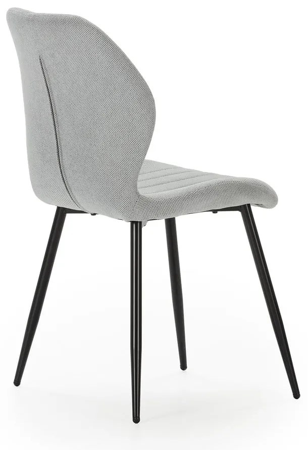 Светлосиви трапезни столове в комплект от 4 бр. Milu – Marckeric