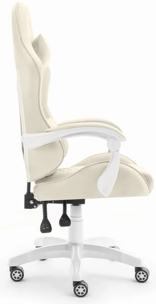 Геймърски стол HC-1000 BEIGE - кадифена тъкан